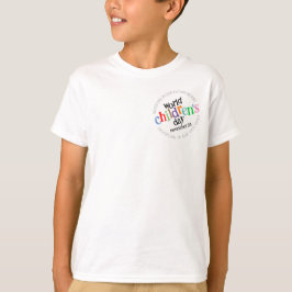 Der bunte glückliche Weltkindertag T-Shirt