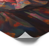 Der bunte und glückliche Clown Poster (Ecke)