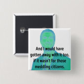Der Bürgermeister spricht Button (Vorne & Hinten)