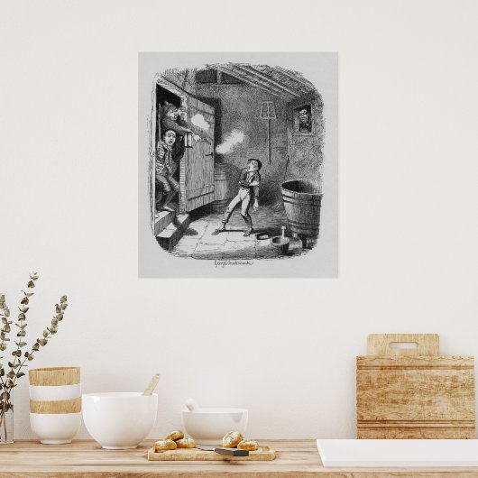 Der Burggrab der Abenteuer von Oliver Poster (Küche)