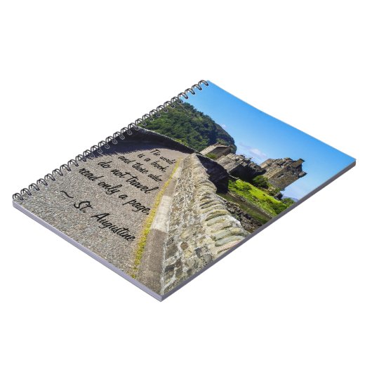 Der Burgweg Notizblock (Linke Seite)