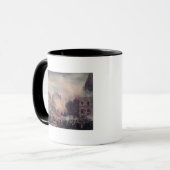 Der Burning des Chateau d'Eau Tasse (Vorderseite Links)