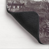 Der Burning von Stry, nahe Lemberg Mousepad (Ecke)