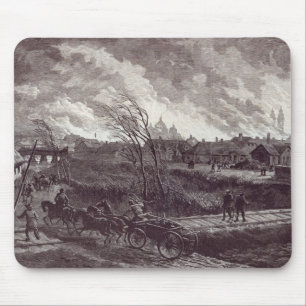 Der Burning von Stry, nahe Lemberg Mousepad