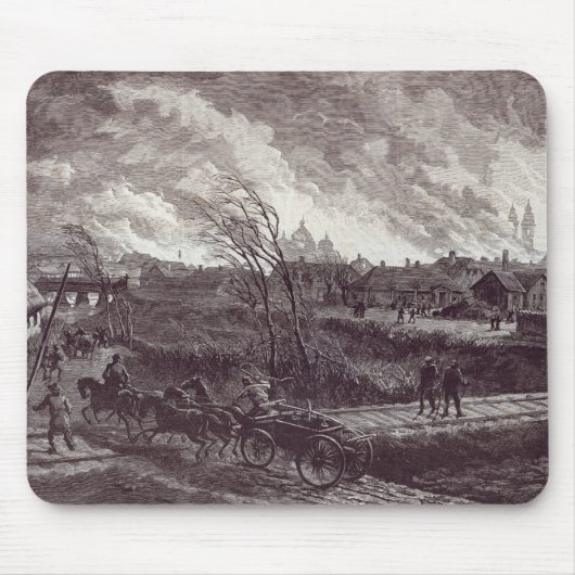 Der Burning von Stry, nahe Lemberg Mousepad (Vorne)