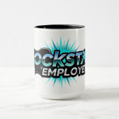 Der Büro Rockstar | Ultimative Anerkennung Tasse (Zentrum)