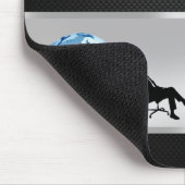 Der Büro-WeltGeschäftsleute kugel-- Mousepad (Ecke)