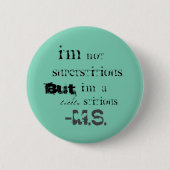 Der Büro-Zitat-Knopf Button (Vorderseite)