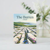 Der Burren Irland Postkarte (Stehend Vorderseite)