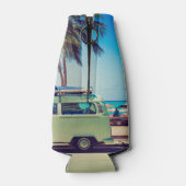 Der Bus und die Palmen des Campingplatzes sind ind Flaschenkühler (Rückseite)