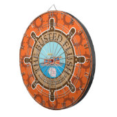 Der Busted Flush (Orange) - Dartscheibe (Vorderseite rechts)