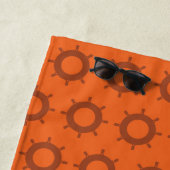 Der Busted Flush (Orange) - Strandtuch (Beispiel)