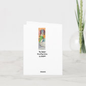 Der Butler Dankeskarte (Rückseite)