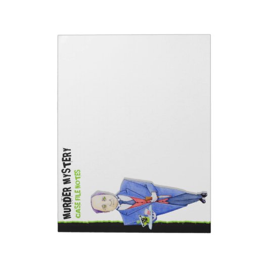 Der Butlermörder Großer Editor Notizblock (Rotiert)