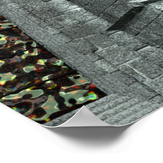 Der Buzzard und die Taube Poster (Ecke)