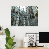 Der Buzzard und die Taube Poster (Heimbüro)