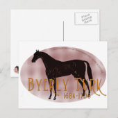 Der Byerly Turk Postkarte (Vorne/Hinten)