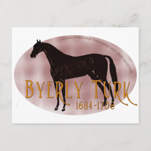 Der Byerly Turk Postkarte