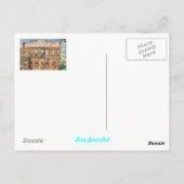 Der CAB-Treiber und der Cadillac Postkarte (Rückseite)