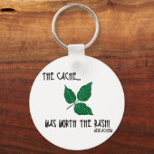 Der Cache war den Ausschlag wert wert! Schlüsselanhänger (Vorderseite)
