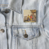 Der Caciche amerikanische Ureinwohner in den Button (Beispiel)