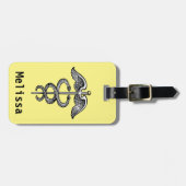 Der Caduceus Gepäckanhänger (Vorderseite horizontal)