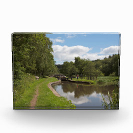 Der Caldon Canal Cheddleton Staffordshire Fotoblock