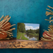 Der Caldon Canal Cheddleton Staffordshire Fotoplatte (Seite)