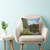 Der Caldon Canal Cheddleton Staffordshire Kissen (Stuhl )
