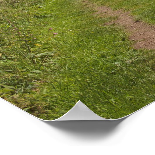 Der Caldon Canal Cheddleton Staffordshire Poster (Ecke)