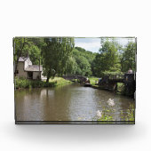 Der Caldon Canal Consall Staffordshire Fotoblock (Vorderseite)
