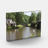 Der Caldon Canal Consall Staffordshire Fotoblock (Links)