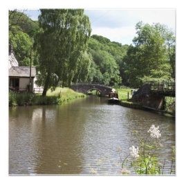 Der Caldon Canal Consall Staffordshire Fotodruck