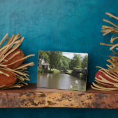 Der Caldon Canal Consall Staffordshire Fotoplatte (Seite)