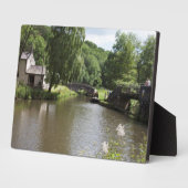 Der Caldon Canal Consall Staffordshire Fotoplatte (Seite)