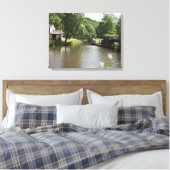 Der Caldon Canal Consall Staffordshire Leinwanddruck (Insitu (Schlafzimmer))