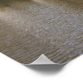 Der Caldon Canal Consall Staffordshire Poster (Ecke)