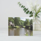 Der Caldon Canal Consall Staffordshire Postkarte (Stehend Vorderseite)