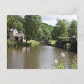 Der Caldon Canal Consall Staffordshire Postkarte (Vorderseite)