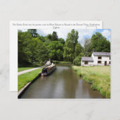 Der Caldon Canal Consall Staffordshire Postkarte (Vorne/Hinten)