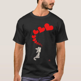 Der Call of Liebe T - Shirt einfach (Design auf de