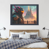 Der Calling Canvas Print Leinwanddruck (Insitu (Schlafzimmer))