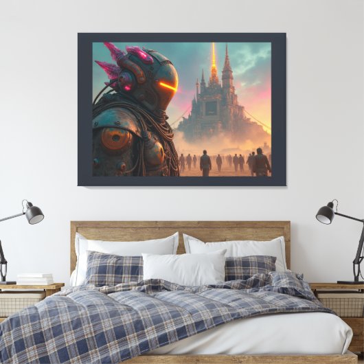 Der Calling Canvas Print Leinwanddruck (Insitu (Schlafzimmer))