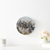 Der Camel Zug, von 'Konstantinopel und dem Blac Runde Wanduhr (Zuhause)