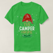 Der Camper Gnome Familie passt zu Weihnachtsbaum T-Shirt (Design vorne)