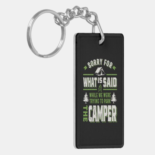 Der Camper Schlüsselanhänger (Vorderseite links)