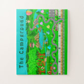 Der Campingplatz Puzzle (Vertikal)