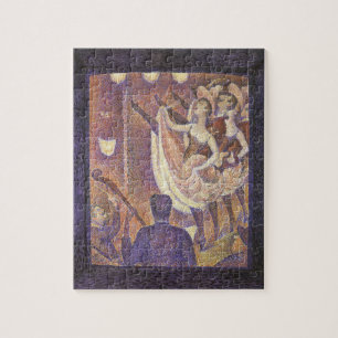 Der Can Can Tanz, Le Chahut von Georges Seurat Puzzle