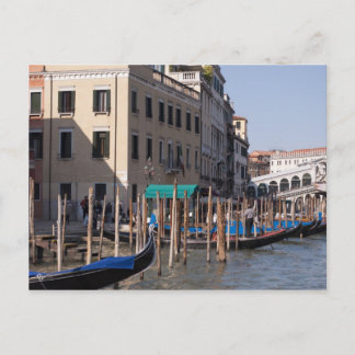 Der Canal Grande in Venedig in Italien Postkarte