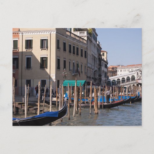 Der Canal Grande in Venedig in Italien Postkarte (Vorderseite)